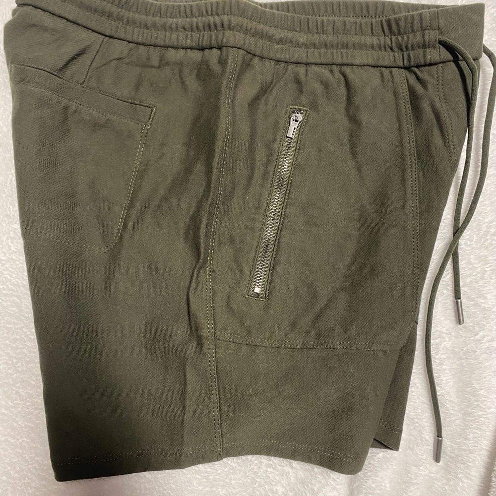 C&C California Green Athletic Shorts with Elastic Waistband